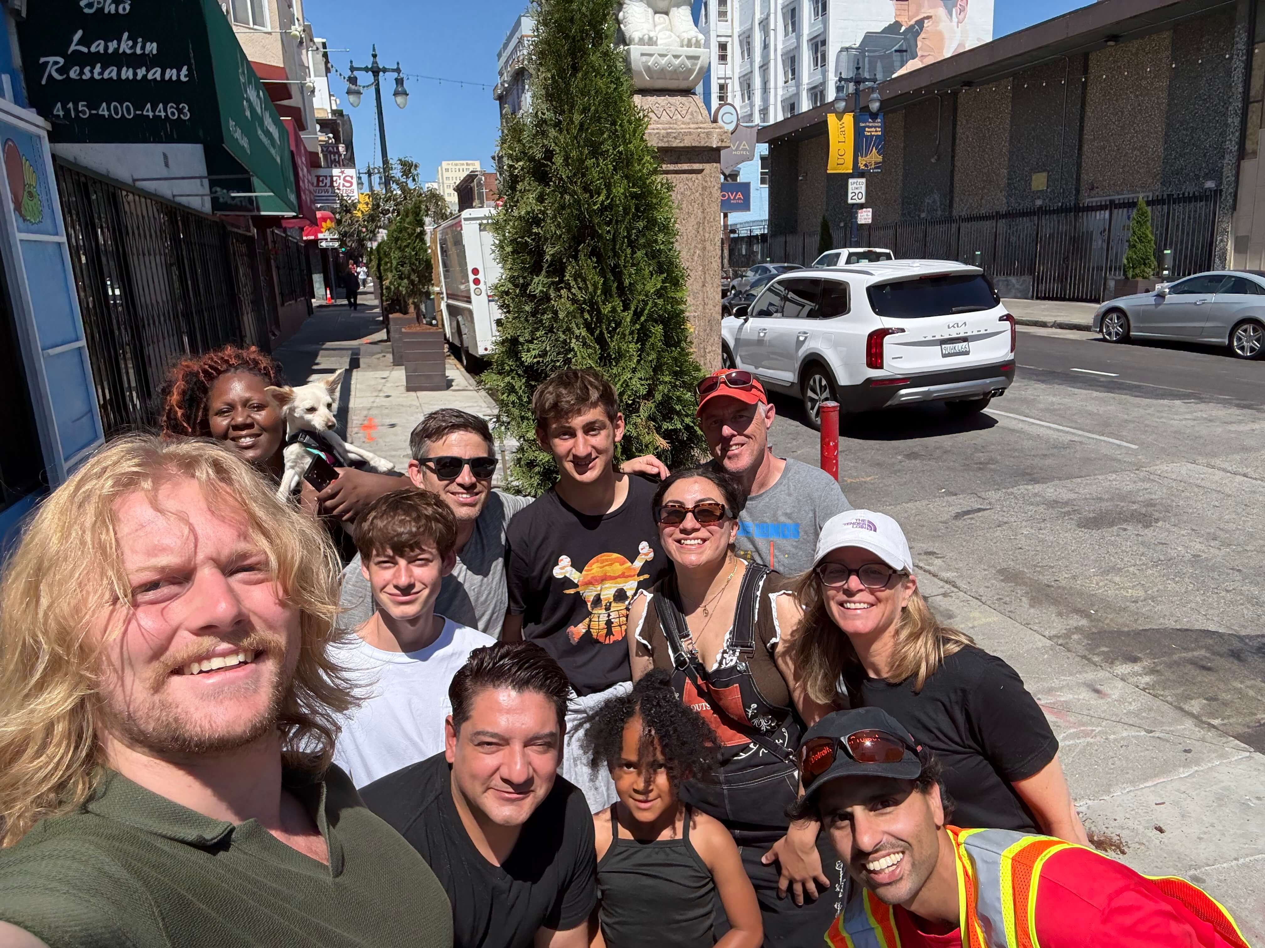 Larkin Street tree restoration